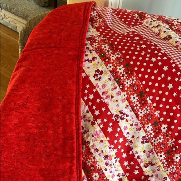 Other - NWOT Handmade reversible lap quilt 50X55